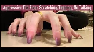 ASMR * Fast & Aggressive Tile Floor Tapping/Scratching * No Talking * ASMRVilla