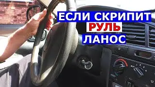 If the steering wheel creaks on Lanos