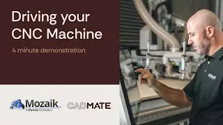 Drive your CNC machine with Mozaik Software: 4-Minute Introduction