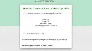 JavaScript tutorial