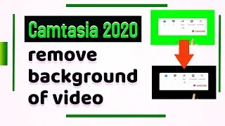 how to remove background of video in camtasia 2020 in urdu