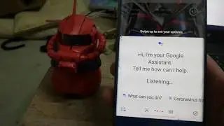 Zaku Head and google voice assistance