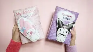 [how to make a game book] my melody & kuromi blindbag game books ASMR & tutorial (free printable)