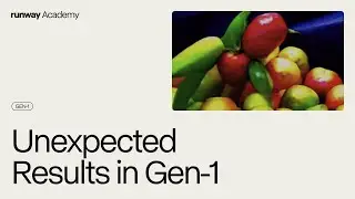 Achieve Unexpected Results with Gen-1 | Runway Weekly Workflow