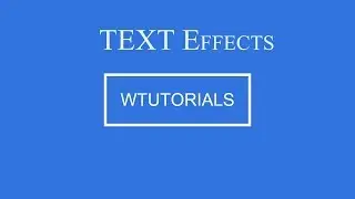 Text Spin Effects on css / w tutorials