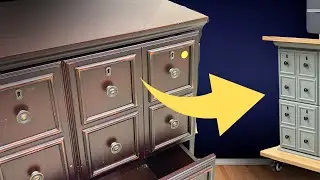 Turning discarded filing cabinets into the PERFECT DIY rolling craft storage