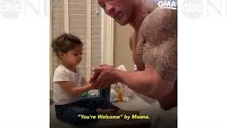 Dwayne Johnson is a great father