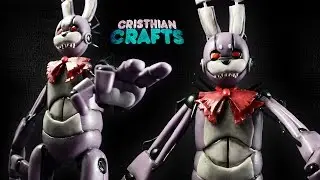 DIY DRAWKILL BONNIE | BONNIE-b0t Cold Porcelain / Polymer Clay Tutorial | FAN ART PROJECT | FNAF