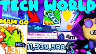 JAK SZYBKO WBIĆ HARDCORE TECH WORLD w PET SIMULATOR X! MAM MEGA OP PETY! OPENING i NOWA DESKA ROBLOX