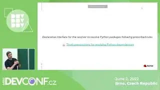 Thoth's open database for Python developers - DevConf.cz Mini | June 2022