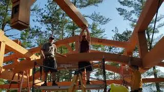 Moultonborough Lake Home Trusses Video 2 (T01406)