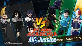 Team Midnight (ME) vs Team Tokoyami (CPU Level 5) - MY HERO ACADEMIA All's Justice Gameplay