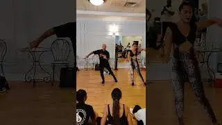 Jose Maldonado and Ale Moreno mambo shines workshop demo in Charlotte NC