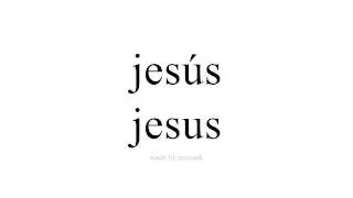 Spaans leren   jesus