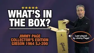 Jimmy Page Played This Guitar Last! Unboxing the SJ-200 Collector's Edition Jimmy Page!