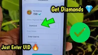 Free Diamond In Free Fire Malayalam without Paytm || install and direct withdraw😚