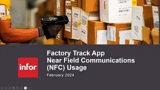 Factory Track App NFC Usage