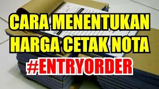 Cara Menentukan Harga Cetak Nota /RIM Full Tutorial