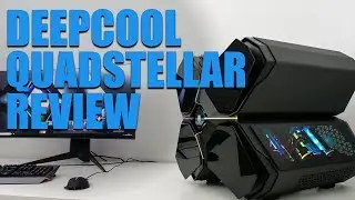 Deepcool Quadstellar Chassis Review. A case with a brain!