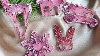 ЁЛОЧНЫЕ ИГРУШКИ ИЗ ЭПОКСИДНОЙ СМОЛЫ СВОИМИ РУКАМИ. МАСТЕР КЛАСС.DIY EPOXY RESIN CHRISTMAS TOYS.