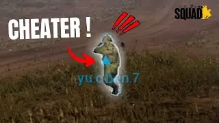 Cheater's ban moment | Squad    SteamId: 76561198845582514