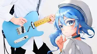 《駆けろ／星街すいせい》ギターで弾いてみた／すいちゃん描いてみた／Guitar Cover＆illust／Kakero／Hoshimachi Suisei