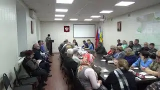 Встреча И.О. главы управы района Капотня О.А. Матвеева с жителями района 21 11 2018