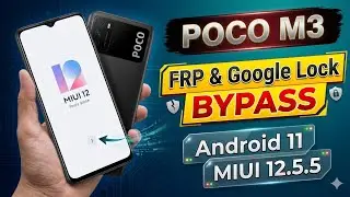 POCO M3 Frp Bypass Google Account Remove || Miui12.5 || Without Pc Frp Unlock/ Perfect Mobile Team