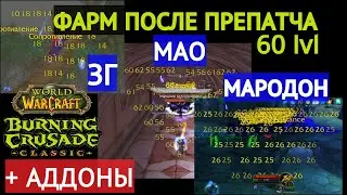 Wow TBC classic: фарм магом после препатча / фарм ЗГ, МАРОДОН, МАО Собор + Армори