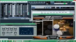 Cubase 5 Project EZ Drummer Quadra Fuzz
