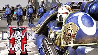 Ultramarines & Auxilia vs Chaos - Warhammer 40K: Dawn of War 2: Codex Mod