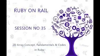 Ruby Programming Tutorial 35  2D Array Concept, Fundamentals & Codes in Ruby