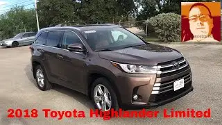 2018 Toyota Highlander Limited Review and Walk Around Video