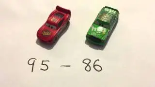 Maths Made Easy NZ: Subtracting 2 Digit Numbers feat. Lightning McQueen & Chick Hicks Disney Pixar
