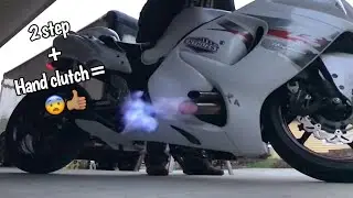 2 step launching a turbo hayabusa….