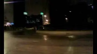 Toyota Hiace Street Drifting in the rain.