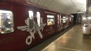 Тематический поезд МИИТ/на станции Петровско-Разумовская/2021