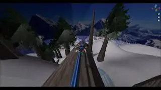 SSX 3 Snow Jam Race in Blender with Klonoa