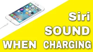 Speak Siri when iPhone connected to charger || iPhone custom charging sound
