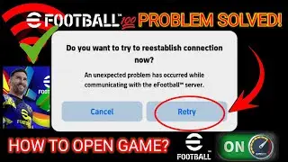 How To Fix Access Is Currently Limited Due To High Server Load | Fix eFootball Opening Problem