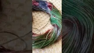 Рождение новой пряжи.