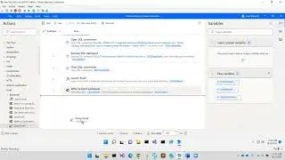 Power Automate Desktop (RPA) retrieve data from database write to Excel