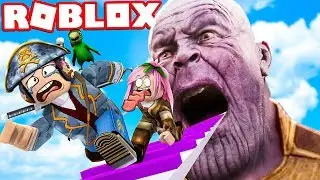 THANOS CI VUOLE MANGIARE! - ROBLOX *SCAPPA*