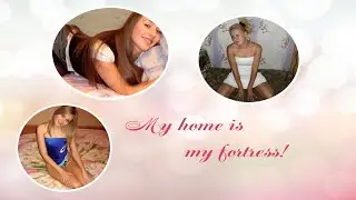 The girls are alone at home. # photo gallery #Beautiful girls #girls
