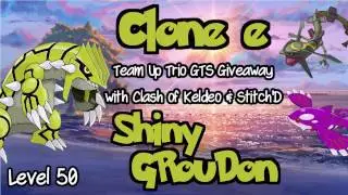 (closed) Pokemon GTS Giveaway Team Up. for Shiny groudon Level 50 on Pokemon X Y & ORAS