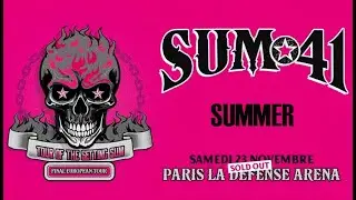 SUM 41 I Summer Live@ Paris La Defense Arena 23.11.2024