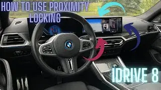 How to use BMW iDrive 8 Comfort Door Access with Proximity Locking