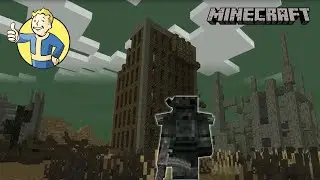 Вселенная Fallout в Майкрафт | Обзор мода Fallout Wastelands