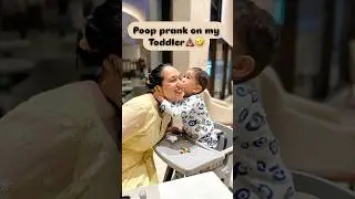 Poop prank on Anav💩#poopprank #prank #funny #comedy #prankvideo #funnybaby #babylaughing #mombbaby
