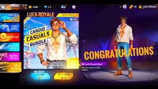 Candid Casuals Bundle || FREE Fire ||111 Gold Voucher Lost
